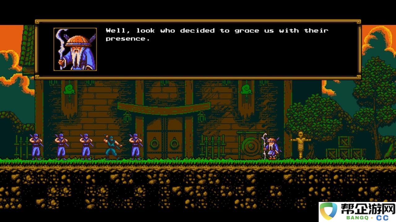 满分致敬之作,《信使TheMessenger》的忍者行动艺术之美