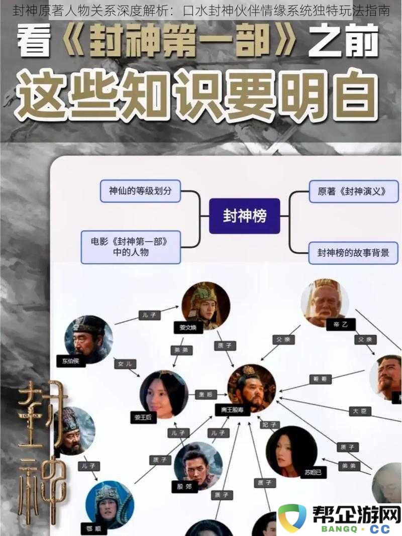 封神演义人物关系详解:独特口水封神伙伴情缘系统玩法全攻略