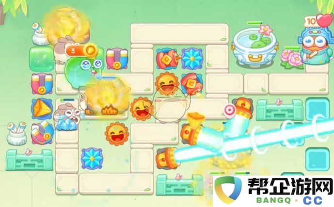 《保卫萝卜4》梁波波与祝秋秋第67关全新通关技巧与策略分享