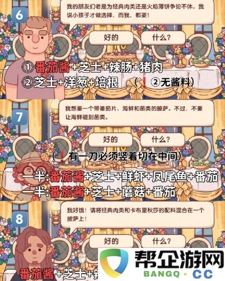 《可口的比萨》十周年纪念活动第16关详细攻略与通关秘笈