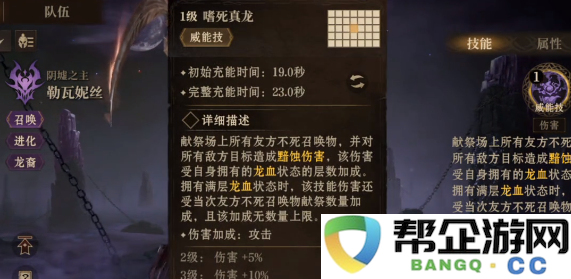 《龙息神寂》中的勒瓦妮丝职业特点详解与分析