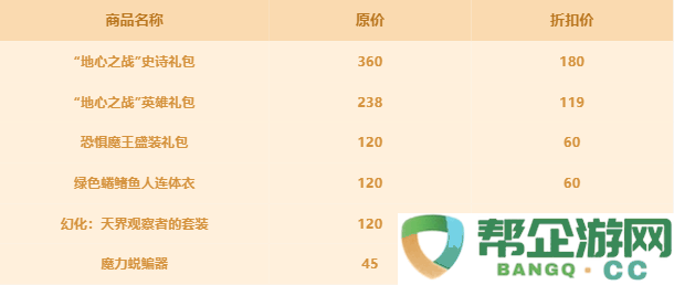 魔兽世界国服20周年商城折扣福利大全 魔兽国服20周年商城奖励一览