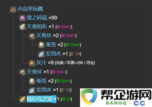《最终幻想14：水晶世界》如何获得小山羊玩偶宠物的详细攻略
