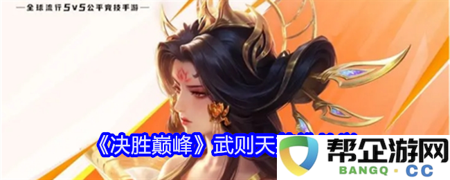 《决胜巅峰》武则天英雄攻略与玩法详解，从入门到精通全覆盖