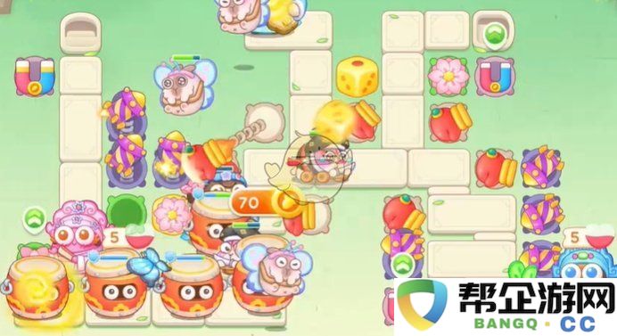 《保卫萝卜4》梁波波与祝秋秋第68关通关详细策略分享