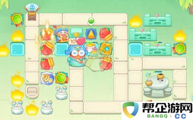 《保卫萝卜4》第69关梁波波与祝秋秋的通关技巧分享与攻略