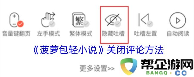 《菠萝包轻小说》评论功能关闭的详细步骤和指南