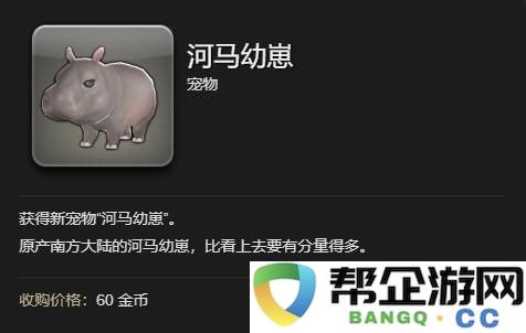 《最终幻想14：水晶世界》如何获得河马幼崽的完整攻略和方法