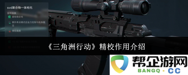 《三角洲行动》的重要性与精校作用详解