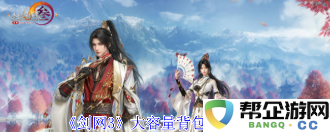 《剑网3》如何成功获取大容量背包的详细指南与技巧