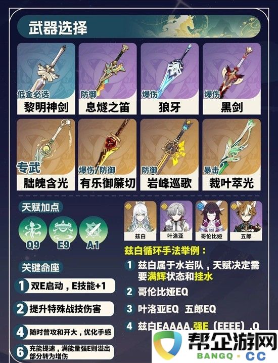 《原神》月结晶强力主C培养攻略